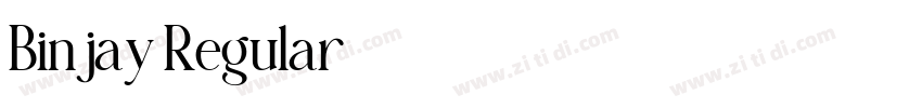 Binjay Regular字体转换 Binjay Regular字体转换